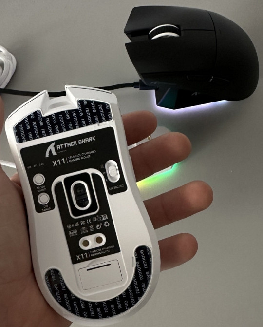 ‼️Беспроводная игровая мышка attack shark X11 (2.4\Bluetooth\USB)!️ Харьков - изображение 3