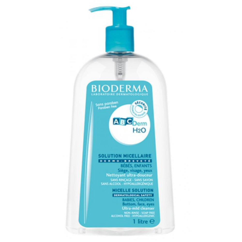 Біодерма АВСДерм міцелярна вода для дітей Bioderma АВСDerm Н2О Micellar Water 1 л Дніпро - фото 1