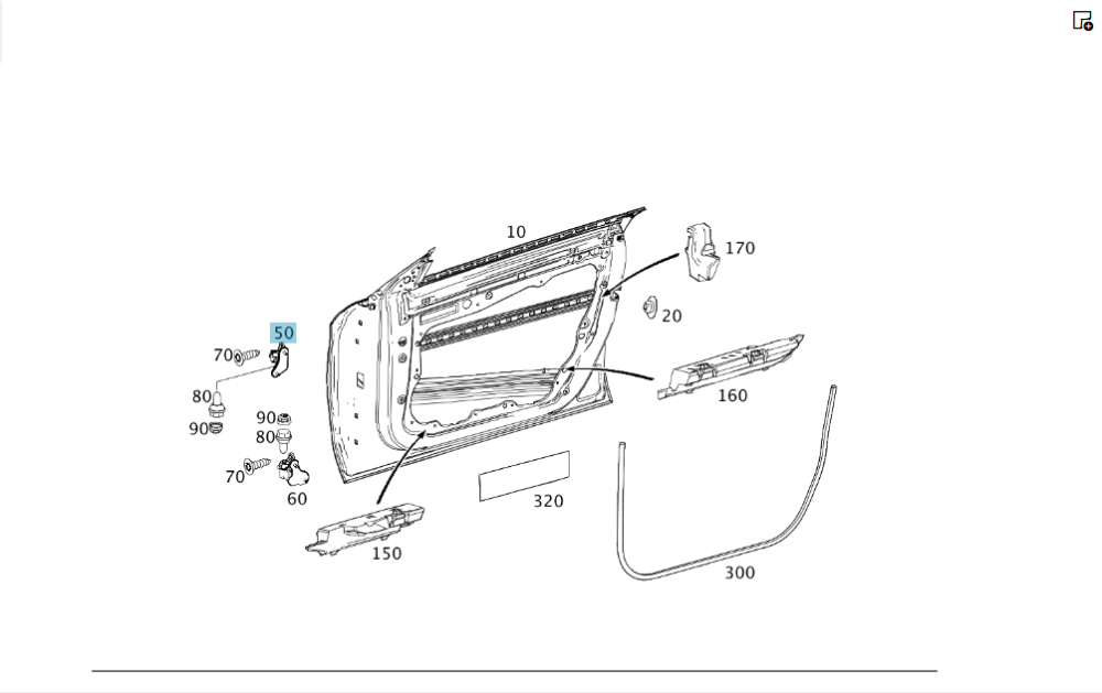 Mercedes-Benz  A2467201237 Верхня петля передніх правих дверей CLA Shooting Brake X117 CLA C117 GLA X156 A-class W176 B-class W242 B-class W246 Одеса - фото 2