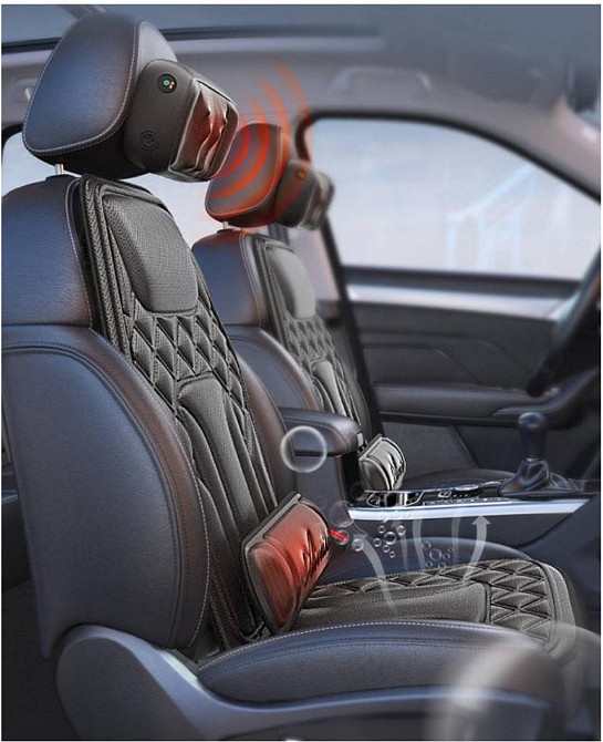 Масажна накидка 308 Е-lux для спини та тіла (вібромасаж, роликовий масаж) Київ - фото 7