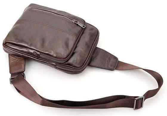 Сумка чоловіча Vintage 14415 Коричнева Київ
