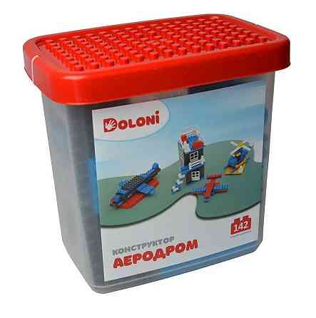Конструктор "Аеродром" 013888/33 в пластиковому боксі 142 деталі Вінниця