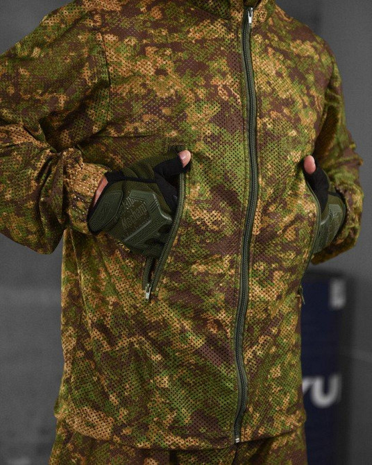 Костюм тактический маскировочный летний сетка варан хищник Одесса - изображение 10