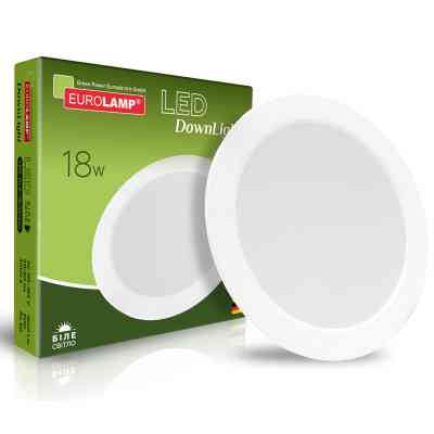 Світильник Eurolamp Downlight NEW 18W 1600Lm 4000K (LED-DLR-18/4(new)) Вінниця
