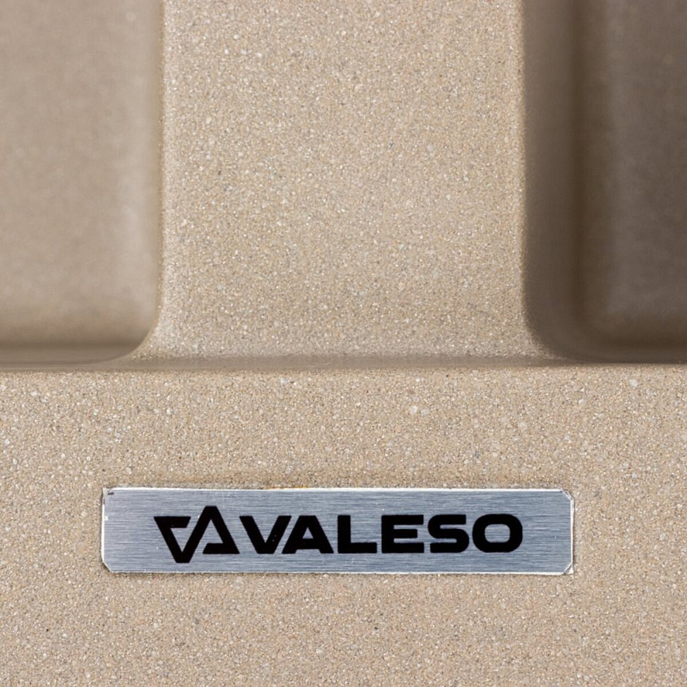 Мийка гранітна титан VALESO7950 VIATRIX (дві чаші, матова) Коломыя - изображение 7