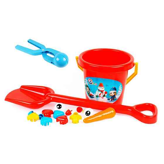 Іграшка «Набір для сніговика» 7730TXK(Blue-Red) зі сніжколепом Вінниця