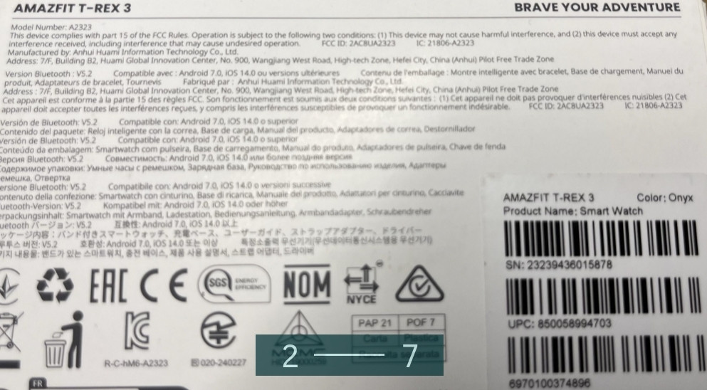 Смарт-Часи Amazfit T-Rex 3 Black. Київ - фото 6