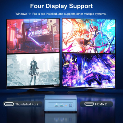 Комп'ютер GEEKOM Mini IT13 / i7-13620H, 32GB, SSD 1TB, WIN11 Pro (GMIT13i713620-321T-EU) Вінниця - фото 6