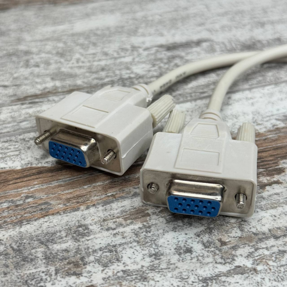 Комутатор VGA 1 на 2, розгалужувач VGA для моніторів, спліттер 3+4, 15-контактний Київ