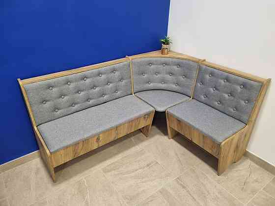 Кухонный уголок Ткань / ДСП (без стола и табуреток) Мебель Сервис - Дуб Флагшток Львов