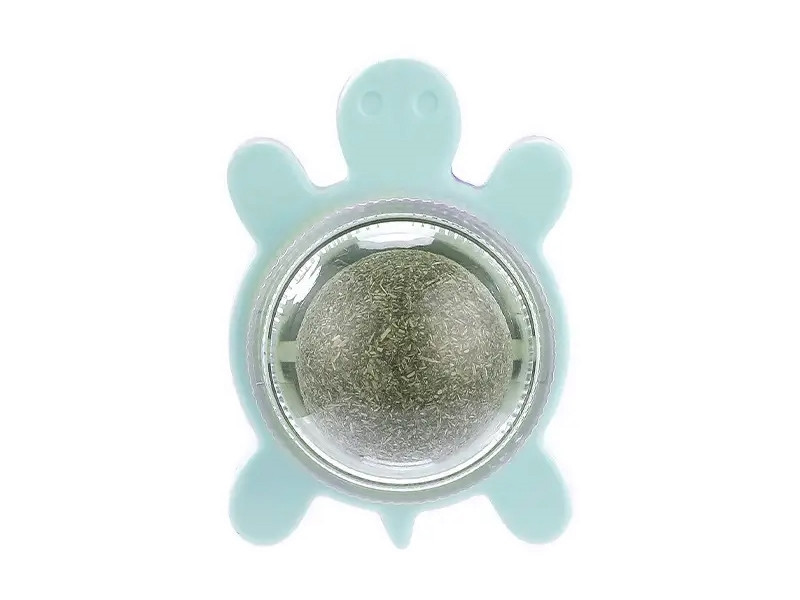 Шарик с кошачьей мятой игрушка-лизун черепашка для котов Винница - изображение 1