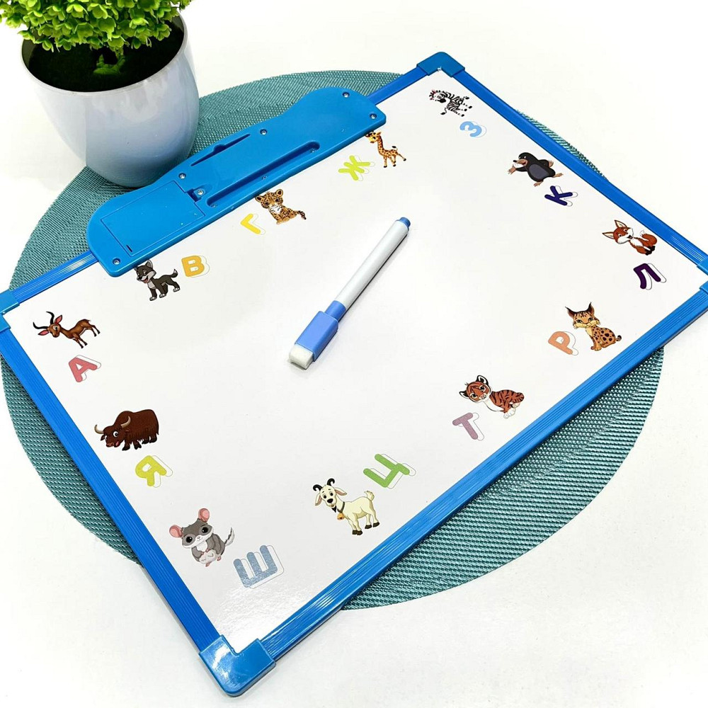 Дошка інтерактивна Limo Toy алфавіт пісні казки вірші Синій (SK 0024) Чернигов - изображение 5