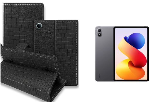 Книга-трансформер для планшета Xiaomi Redmi Pad 10.61, Pad Pro, Pad Se 11, цвет Black Krokodil Black Киев