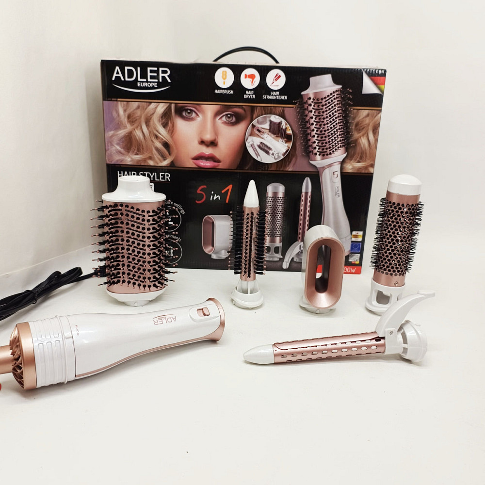 Многофункциональный фен щетка для волос, Фен с насадкой брашинг Электрический с диффузором PW-33 Львов - изображение 4