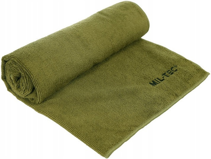 Туристичний Рушник швидковисихаючий 80х40 см з чохлом "Мікрофібра" Mil-Tec від Sturm (16011011) Olive Нововолинськ - фото 2