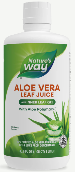 Алоэ вера гель и сок с алоэ полимаксом Nature's Way Aloe Vera Gel & Juice (Berry) 1000 ml Киев - изображение 3