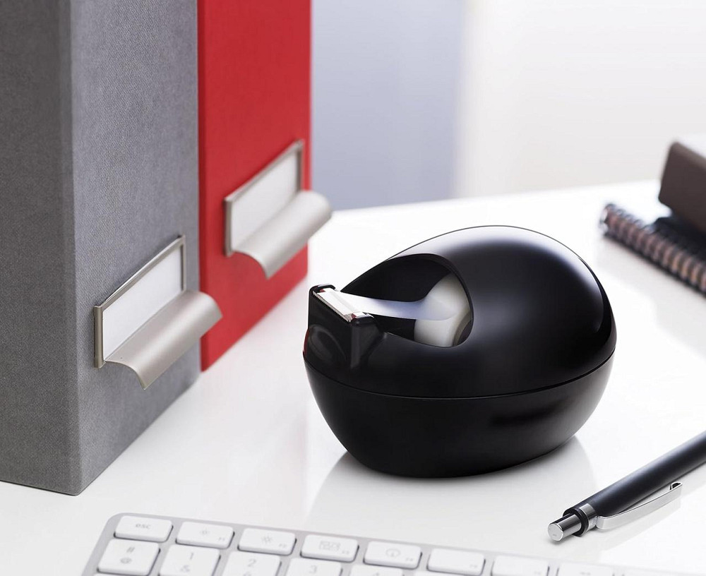 Диспенсер для скотчу Scotch Magic від Каріма Рашида чорний з рулоном 19 мм x 7,5 м Київ - фото 2