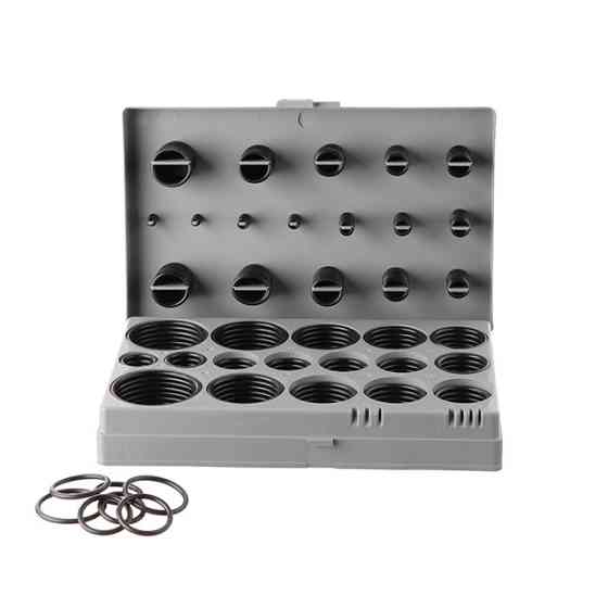 Набір сальників INTERTOOL AT-5407, 407 од. - технічний набір ущільнювачів з гуми Львів