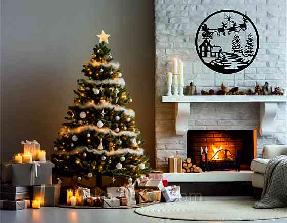 Декоративне настінне Панно «Новий рік», Декор на стену Київ