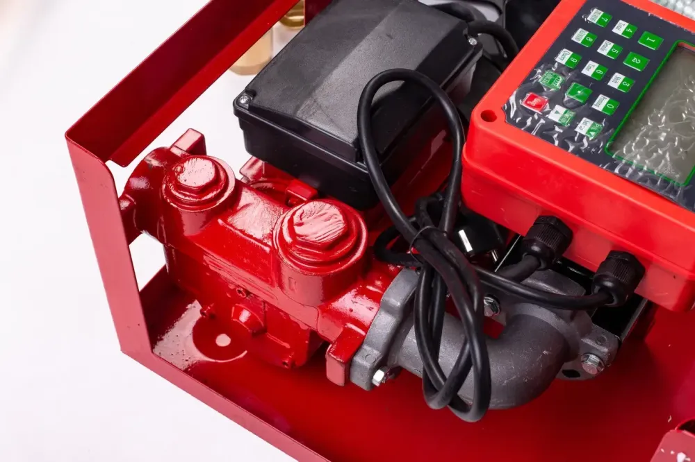 Міні-заправка LEX  для дизельного палива потужність 1850 Вт 40 літрів/хв заправна міні система з дисплеєм для СТО Львів - фото 8