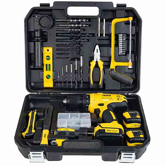 Аккумуляторный надежный шуруповерт 117, Аккумуляторный шуруповерт с насадками в кейсе VR-34 Львов