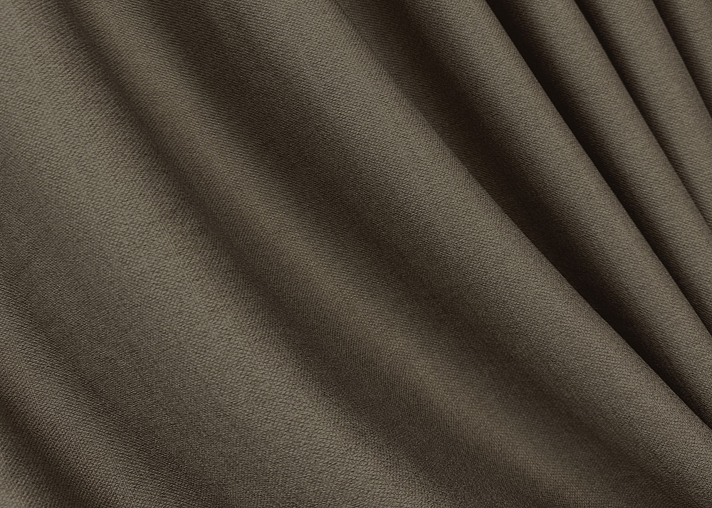 Комплект готовых штор VR-Textil Шенилл однотонный № 1591ш Кофейный 100х270 см 2 шт (31-007) Киев - изображение 6