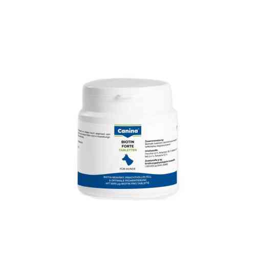 Витаминный комплекс Canina Biotin Forte Tabletten для собак Биотин интенсивный курс для шерсти 100 г 30 табл. Киев