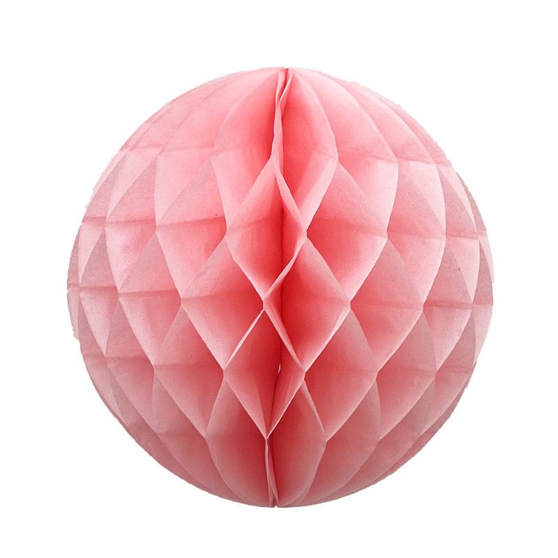 Шар соты из бумаги для праздника 30 см розовый Киев - изображение 1