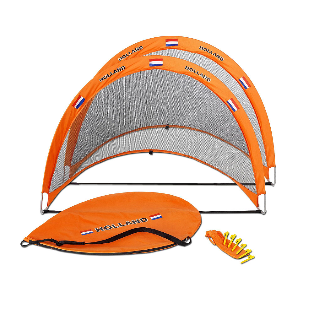 Футбольні ворота Exit Flex 120 х 80 см 2 шт помаранчеві Київ - фото 8