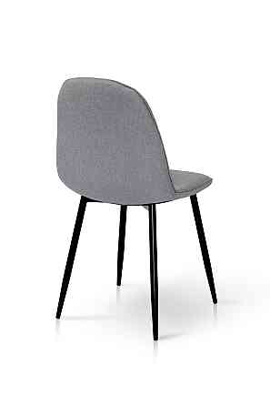 Стілець Марс, чорний/ тканина сіра Київ