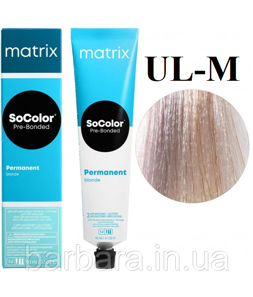 Осветляющая крем-краска для волос Matrix Ultra Blonde SoColor Pre-Bonded UL-М мокко Киев - изображение 1