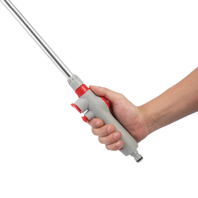 Пистолет-распылитель для полива, на штанге 90 см, 9 режимов, материалы: ABS, TPR INTERTOOL GE-0041 Киев - изображение 7