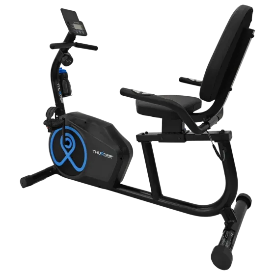 Велотренажер горизонтальний JET THUNDER чорний Київ