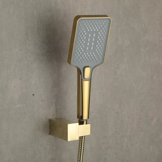 Змішувач для ванни з душовим гарнітуром GAPPO G3207-3 золото Київ