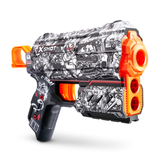 Швидкострільний бластер X-Shot Skins Flux Illustrate 8 патронів (36516D) Харків