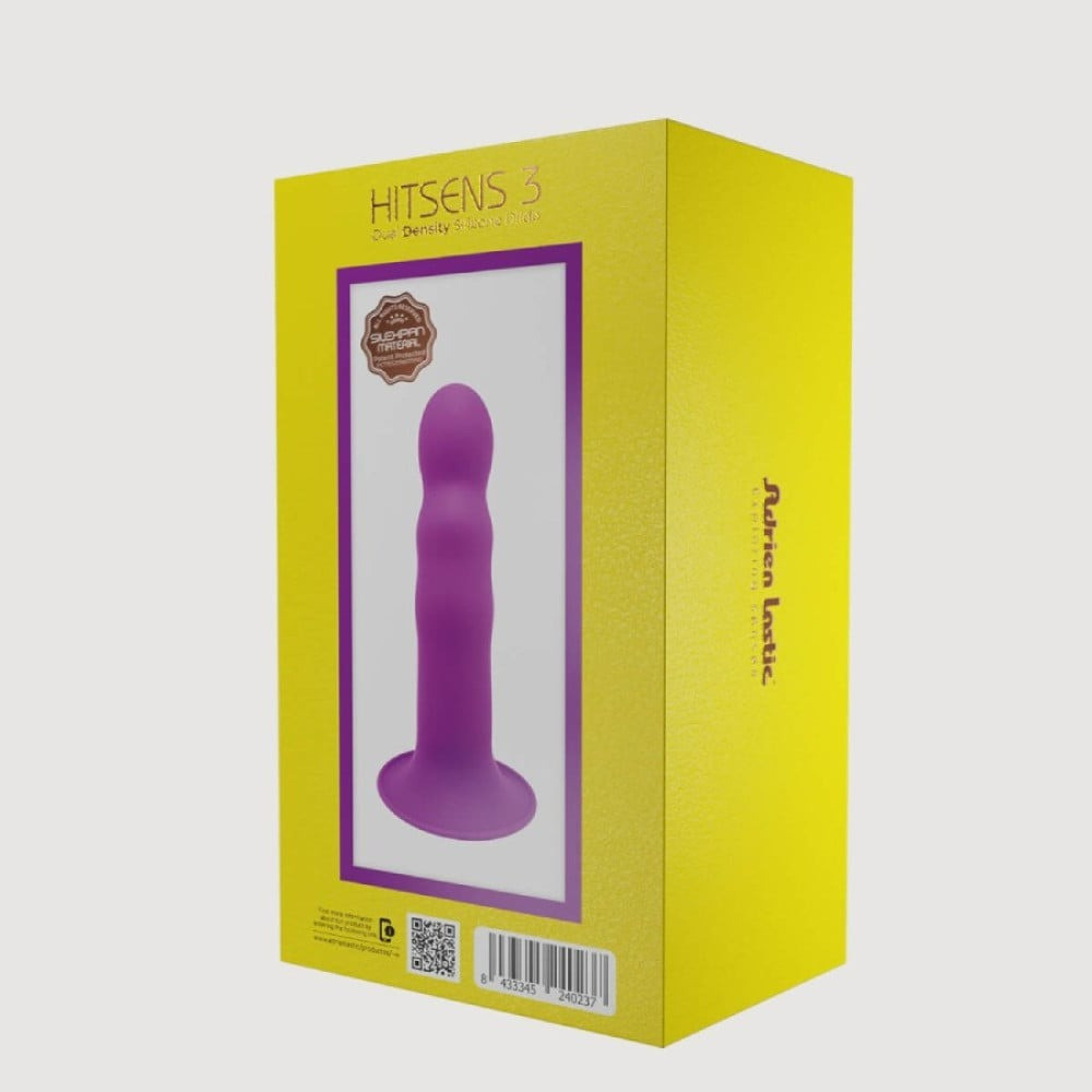 Фаллоимитатор термореактивный Adrien Lastic Hitsens 3 фиолетовый Sex Aura Киев - изображение 5