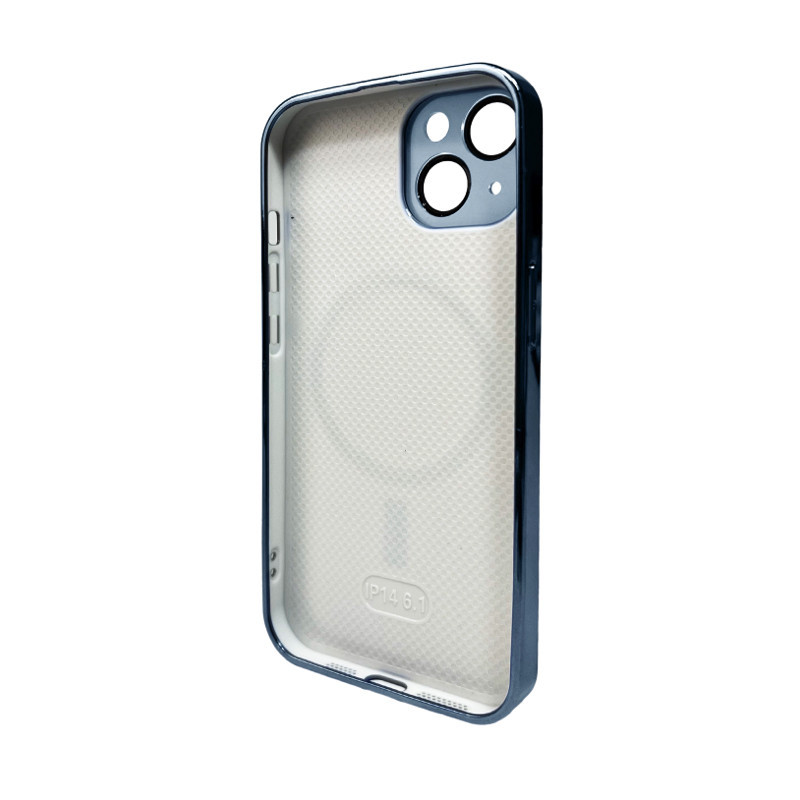 Чохол для iPhone 14 с рамкой MagSafe, Синий Киев - изображение 2