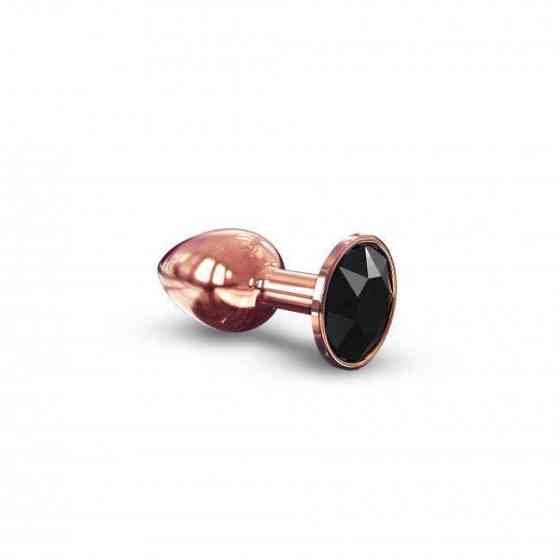 Металлическая анальная пробка с украшением в виде кристалла Dorcel - Diamond Plug Rose Gold S Sex Aura Киев