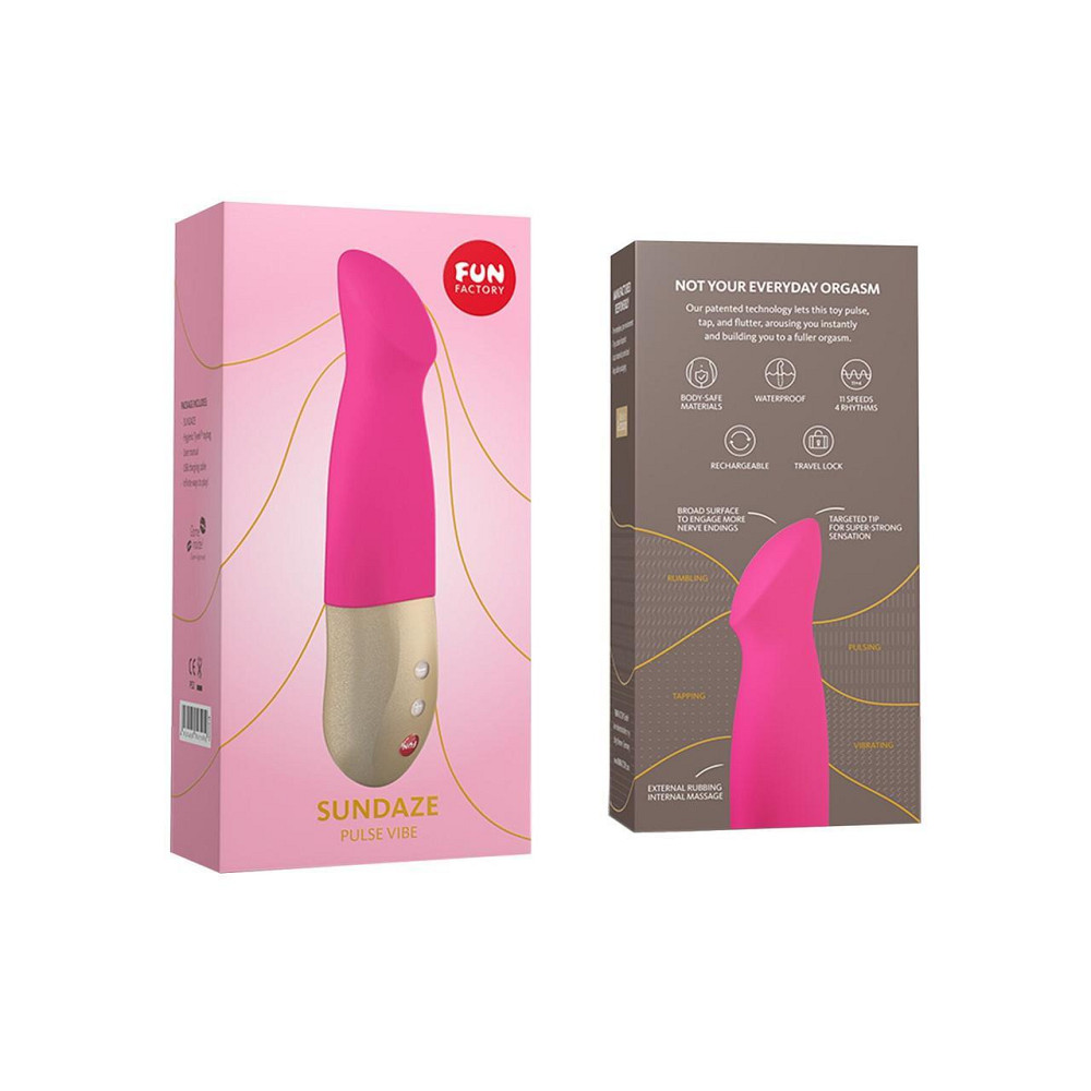 Вибратор-пульсатор Fun Factory SUNDAZE fuchsia pink Sex Aura Киев - изображение 8