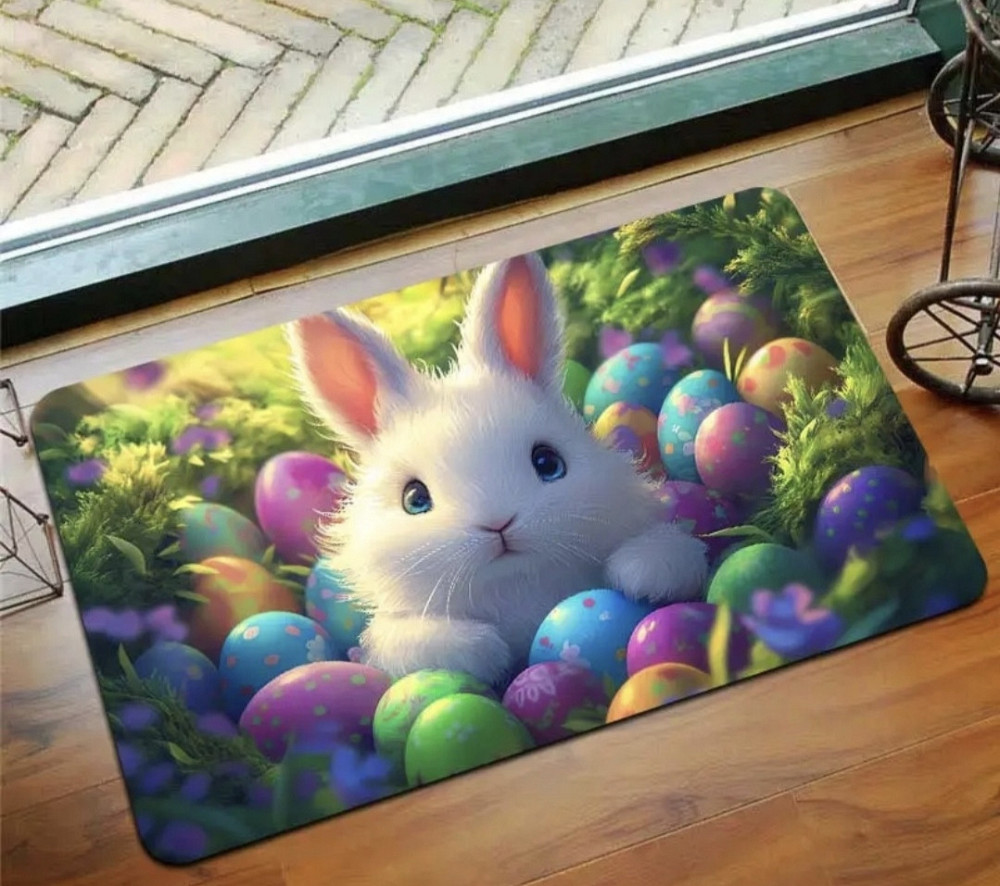 Килимок з Великоднім принтом 50х80 см Сміла - фото 1
