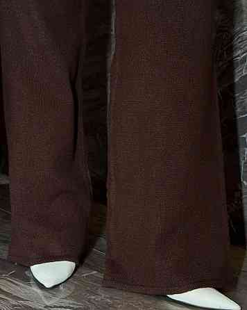 Женский базовый теплый костюм батал двойка машинная вязка с добавлением ангоры Одесса