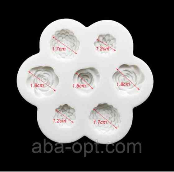 Молд силіконовий Ø 7,5 см Роза (шт) Одеса