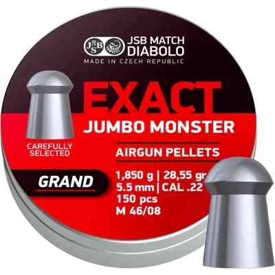 Пульки JSB Exact Jumbo Monster Grand 5,52 мм 1,85 г (150 шт/уп) (546488-150) Вінниця