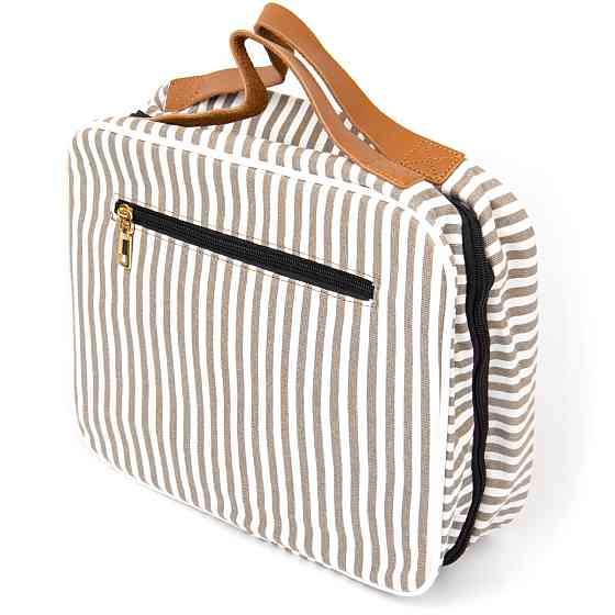 Сумка органайзер для подорожей текстильна Біла (Vintage) Київ