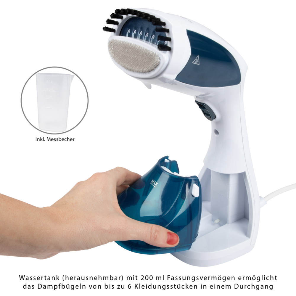 Відпарювач для Одягу 2в1 ,ємністю 200 мл Clatronic DR 3717 ,потужність 1100 Вт Нововолинськ - фото 4