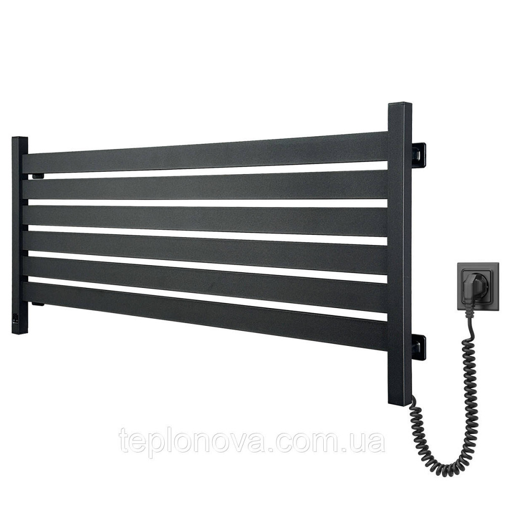 Електрична сушарка для рушників NAVIN Largo 1100х500 Sensor з Wi-Fi, широкий правосторонній, чорний муар Чернівці - фото 2