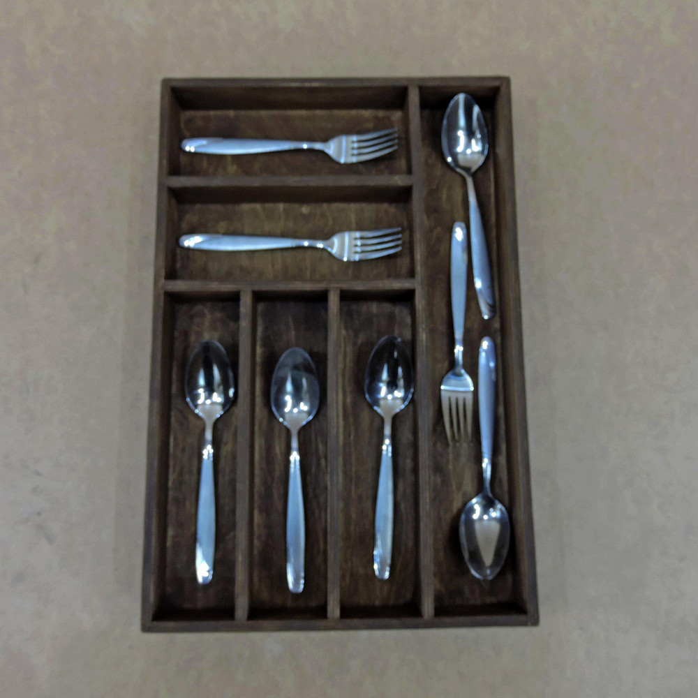 Лоток для столових приладів "Кальде" мокко Миколаїв - фото 5