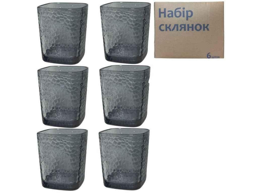 Набор стаканов 220мл 6шт 9450-2 ТМ SNT Киев - изображение 1