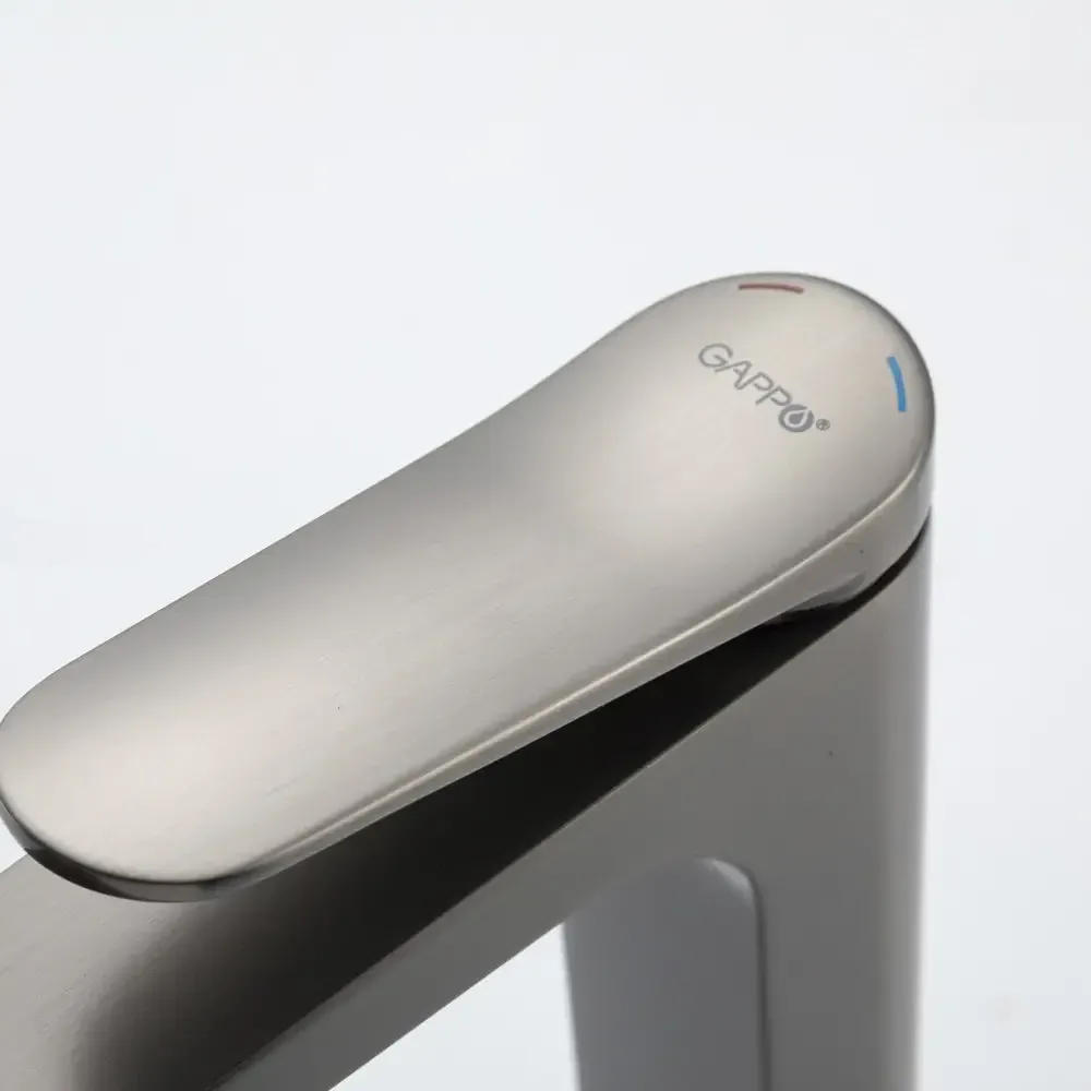 Смеситель для раковины высокий GAPPO G1010-29 графит Киев - изображение 7