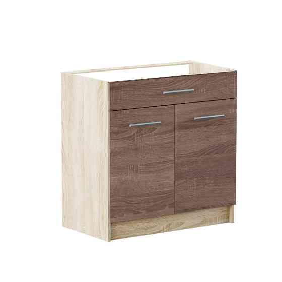 Кухонний модуль нижній з шухлядою Еверест Еко 800 дуб сонома/трюфель (без стільниці) 80х46х82 см (DTM-2840) Львів